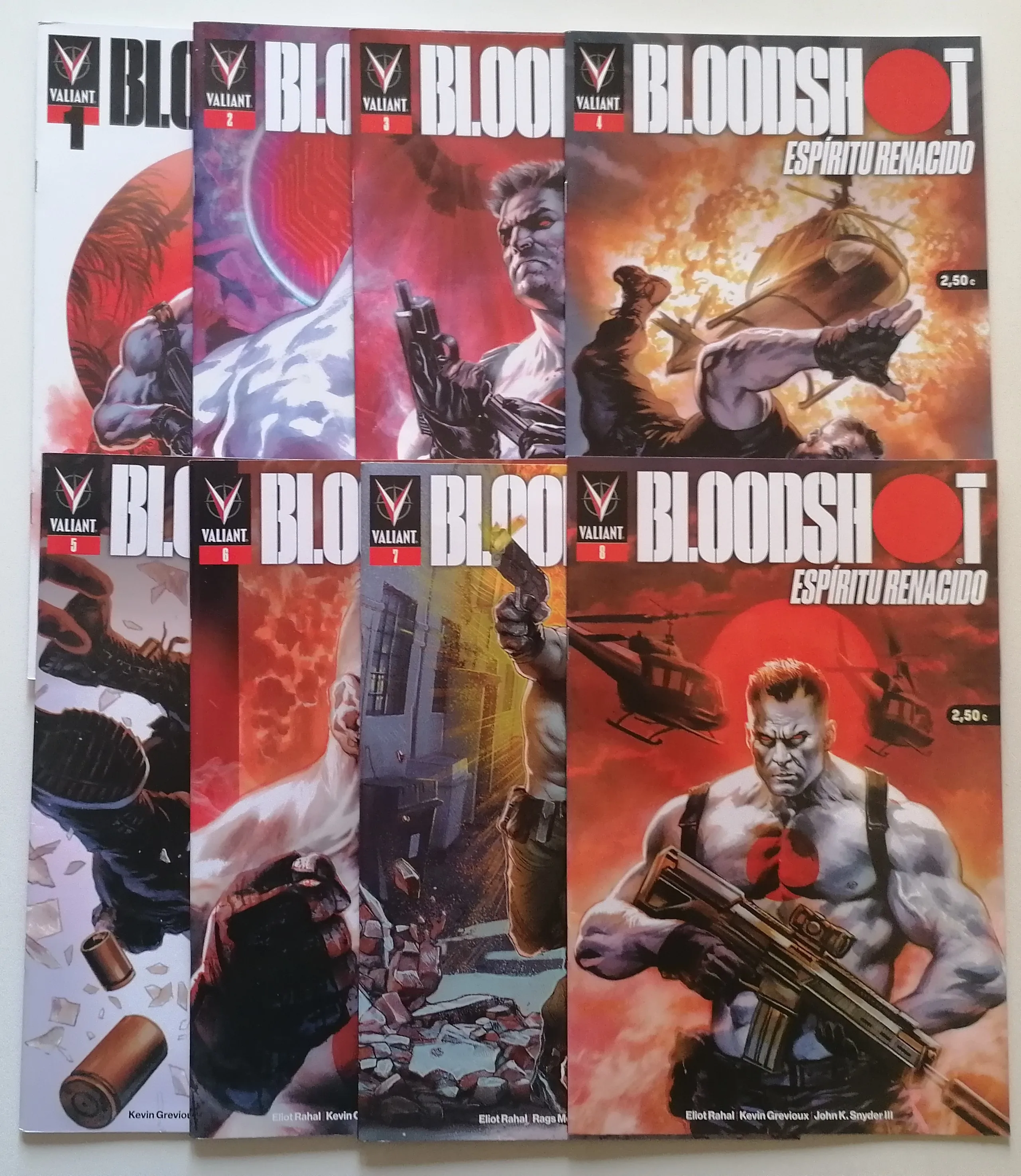 BLOODSHOT: ESPIRITU RENACIDO COLECCIÓN COMPLETA Nº 1 AL 8