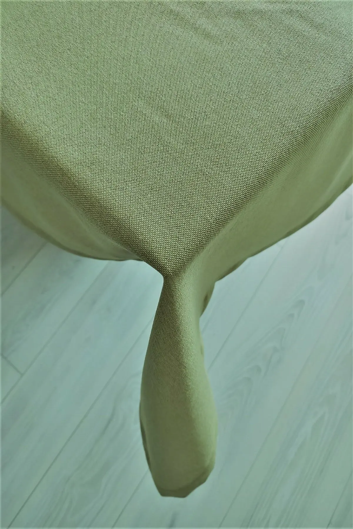 

Linen Textured Stain Resistant Pistachio Green TableCloth Wedding, Party,Sofa Cover Turkish Cotton For Rectangle Table Cloth