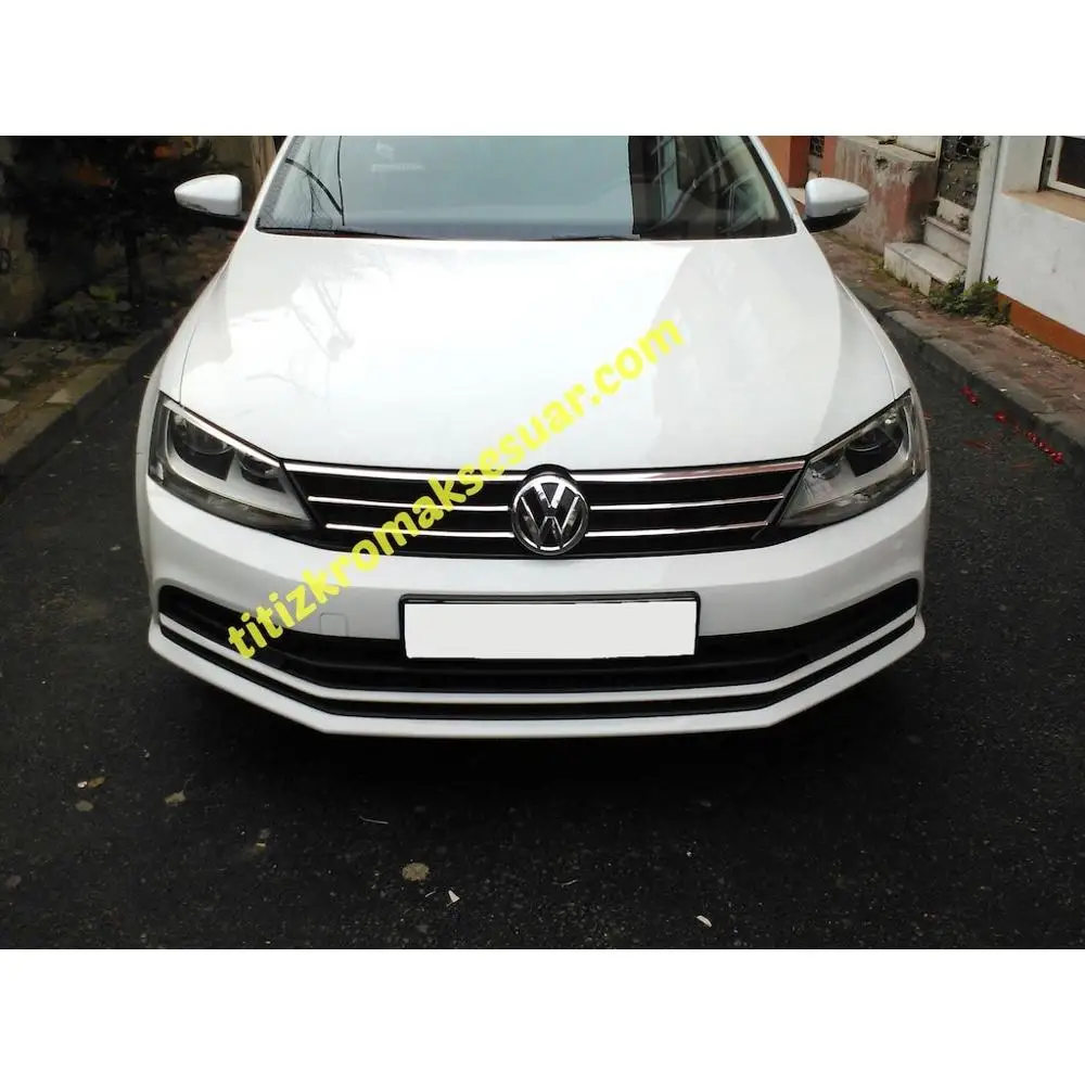 For Volkswagen Jetta Front Bumper Chrome Streamer 2010 2011 2012 2013 2014 2015 2016 2017 2018 2019 and Car Accessories  Special