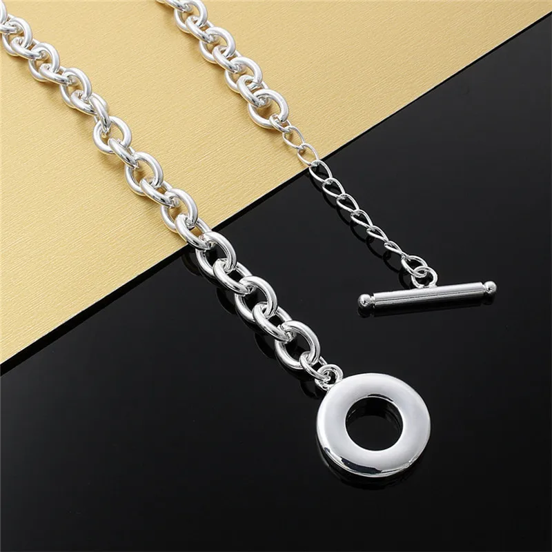 2024 Hot Sale 925 Sterling Silver High Quality Exquisite Necklace For Woman Man Wedding Engagement Party Jewelry Luxury Gifts