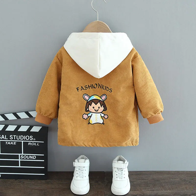 2022 Spring Autumn Children\'s Clothing Cartoon Jacket Boys Girls Baby Outing Windbreaker Children Zipper Cardigan High Qualit