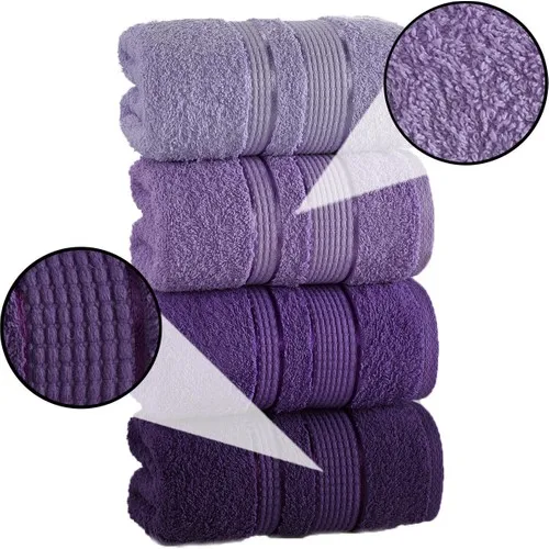 Julia 50 x 85 cm Softy Towel Set 4-, Turkey from Fast Delivery