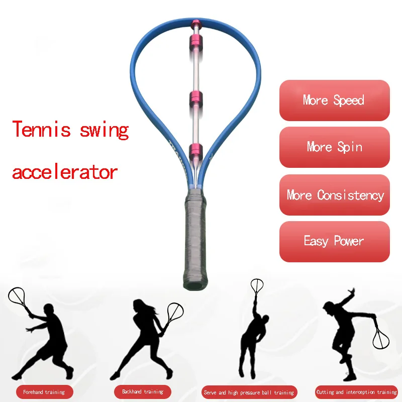 Tennis Swing Accelerator Forehand Intercept Serve Trainer Assist Correction Trainer Single Player Trainer