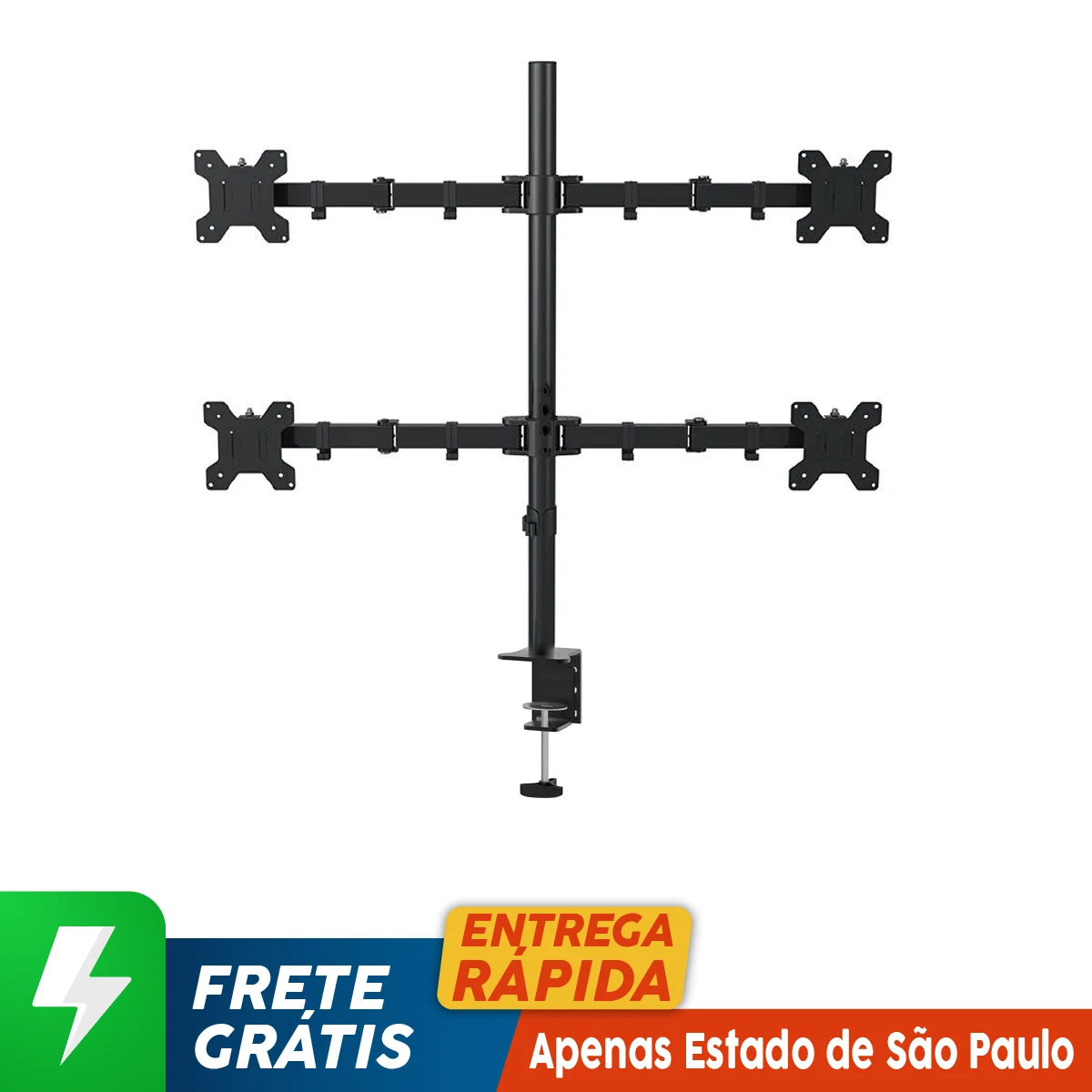 Suporte Articulado Fixo Topen Home M042 Para 4 Tv/monitor 13