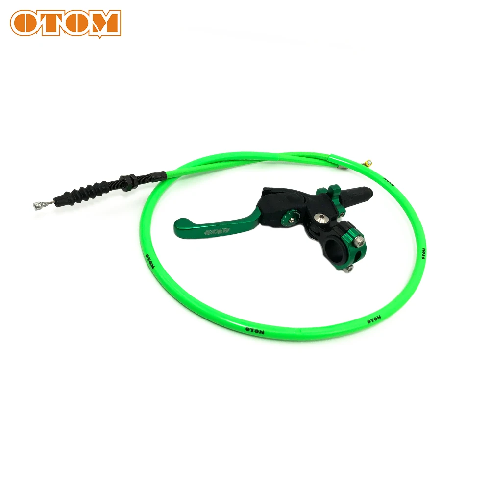 OTOM palanca de embrague de cilindro maestro hidráulico para motocicleta, Cable de tubo de manguera de aceite, mango plegable ajustable para BSE,