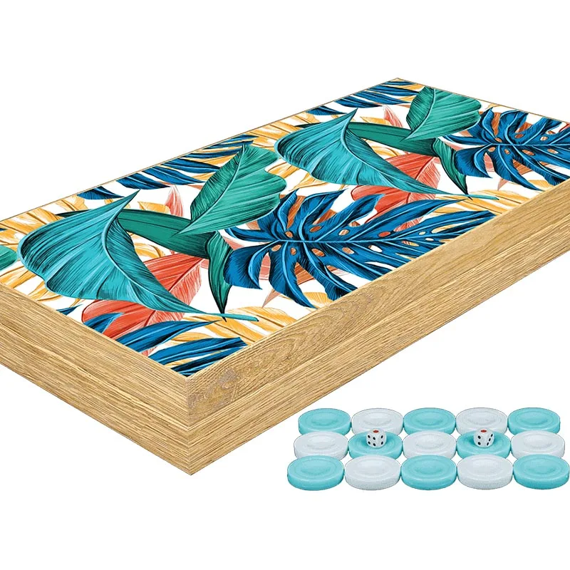 Classic Tropic Board Game Luxury Backgammon Set