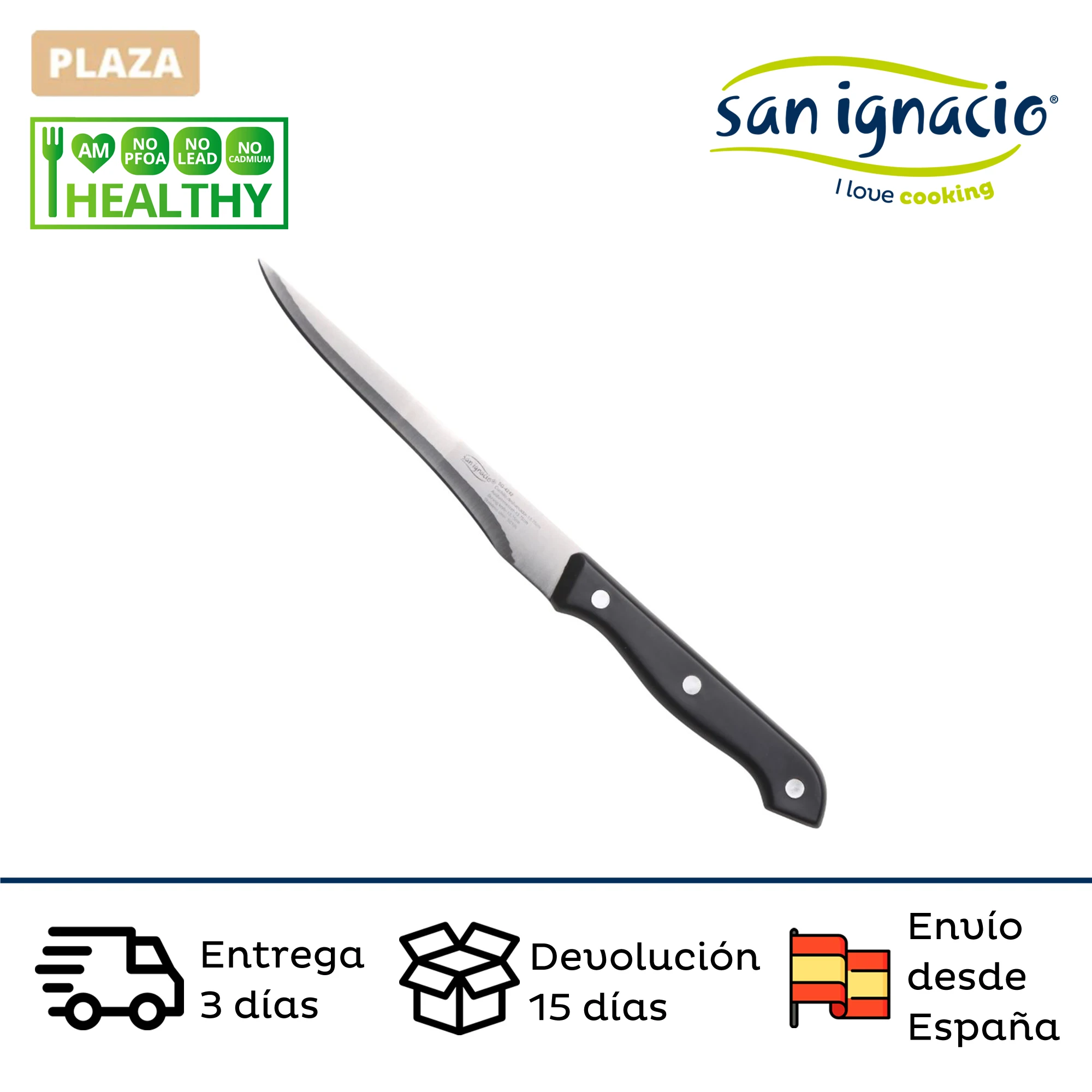 SAN IGNACIO Toledo kitchen Boner knife in stainless steel