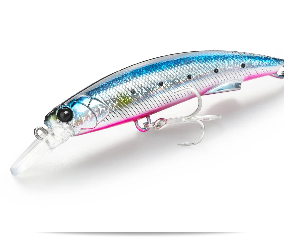 TSURINOYA 90S Heavy Minnow Sinking Angelköder 3,54 Zoll 37 g STRIKER Long Casting Hochfester harter Köder Meeresangeln Thunfischmodell – Detail 16