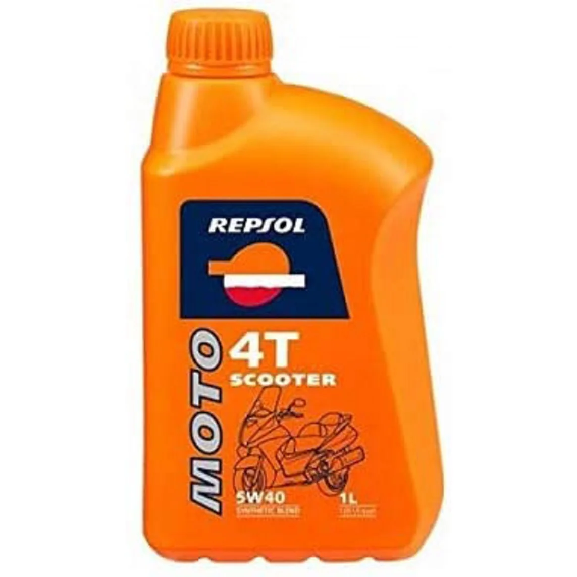 Repsol RP164L51-Moto Scooter oil 4t 5w40 1l.