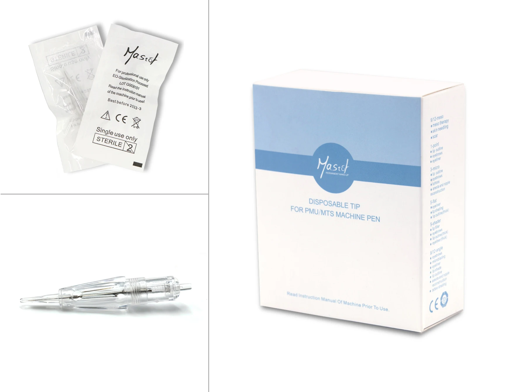 Mastor Micropigmentation Microblading Permanent Makeup Machine Cartridge needle