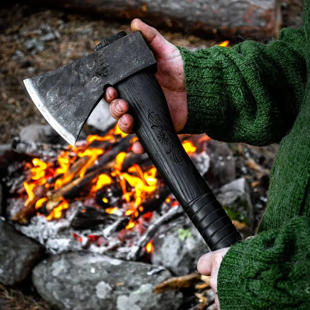 Megaton Vidar Axe Machete Camping Tourist Survival Tomahawk Tactical Hunting Outdoor Hand Tool Wood Meat Cutter Axes