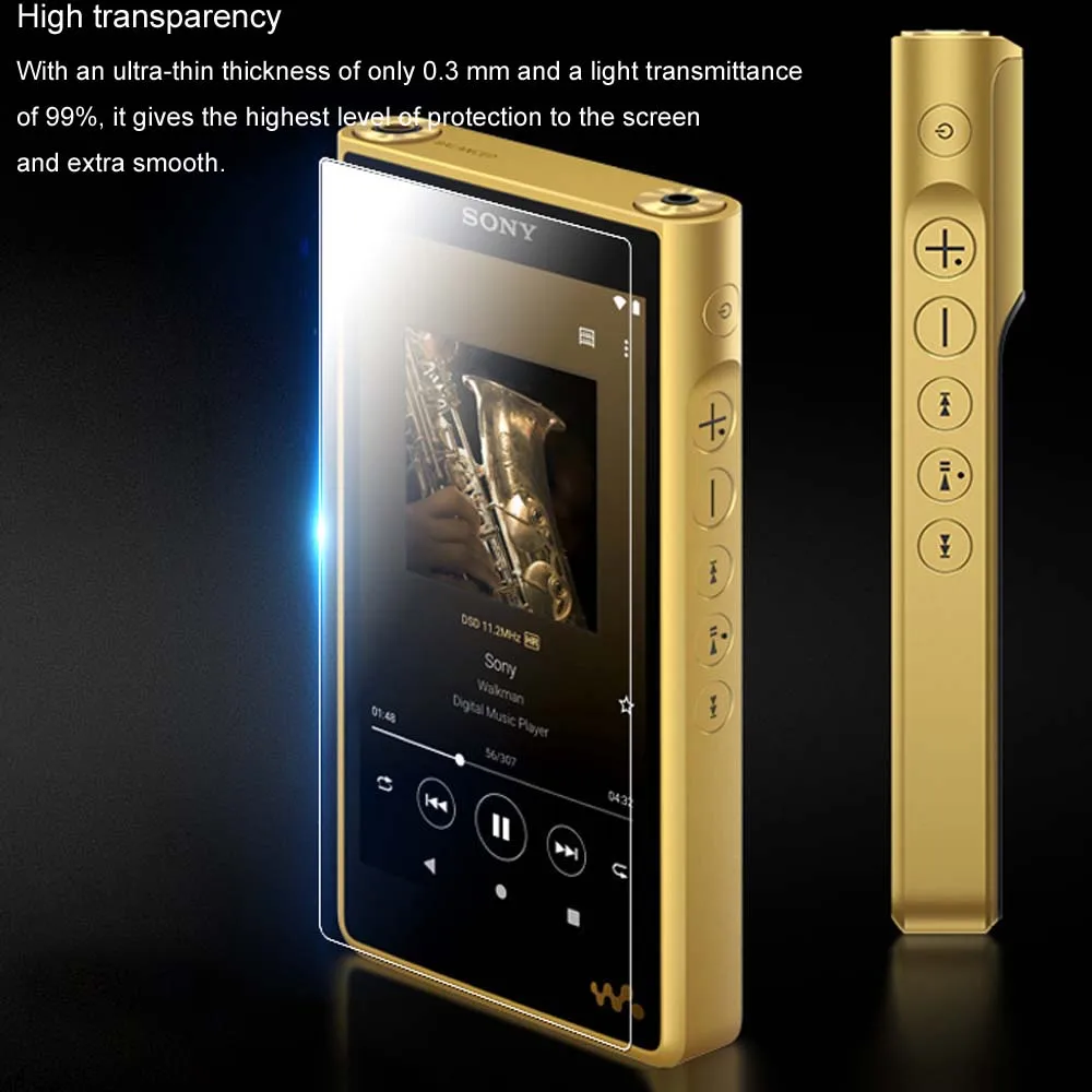 Dành Cho Máy Nghe Nhạc Sony NW-WM1AM2 WM1AM2 NW-WM1ZM2 WM1ZM2 Màn Hình Kính Cường Lực Bảo Vệ