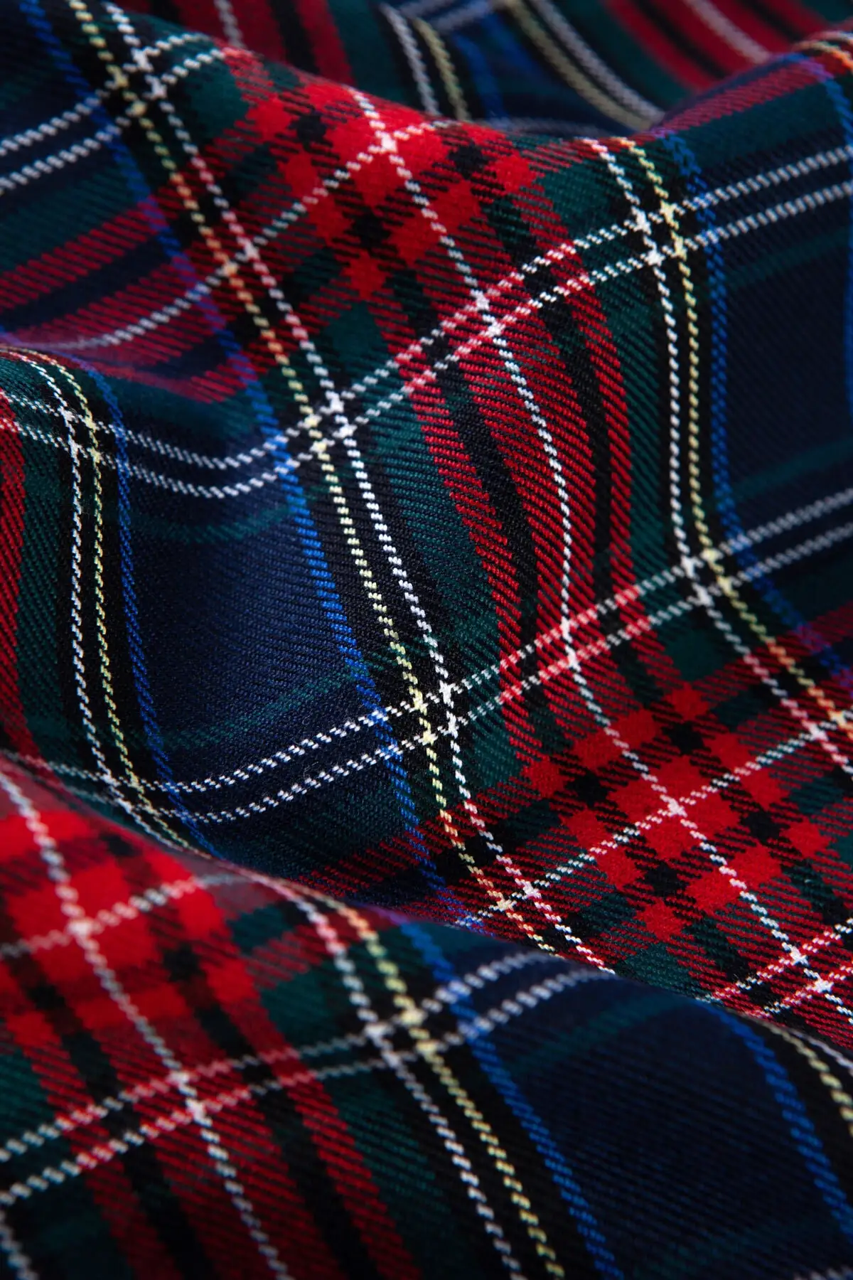 

FS 3696-1 100cmx150cm Ecossaise Plaid Fabric Christmas Tartan Scottish Polyester Viscose Cotton Yarn Twill Pleated Skirt Uniform