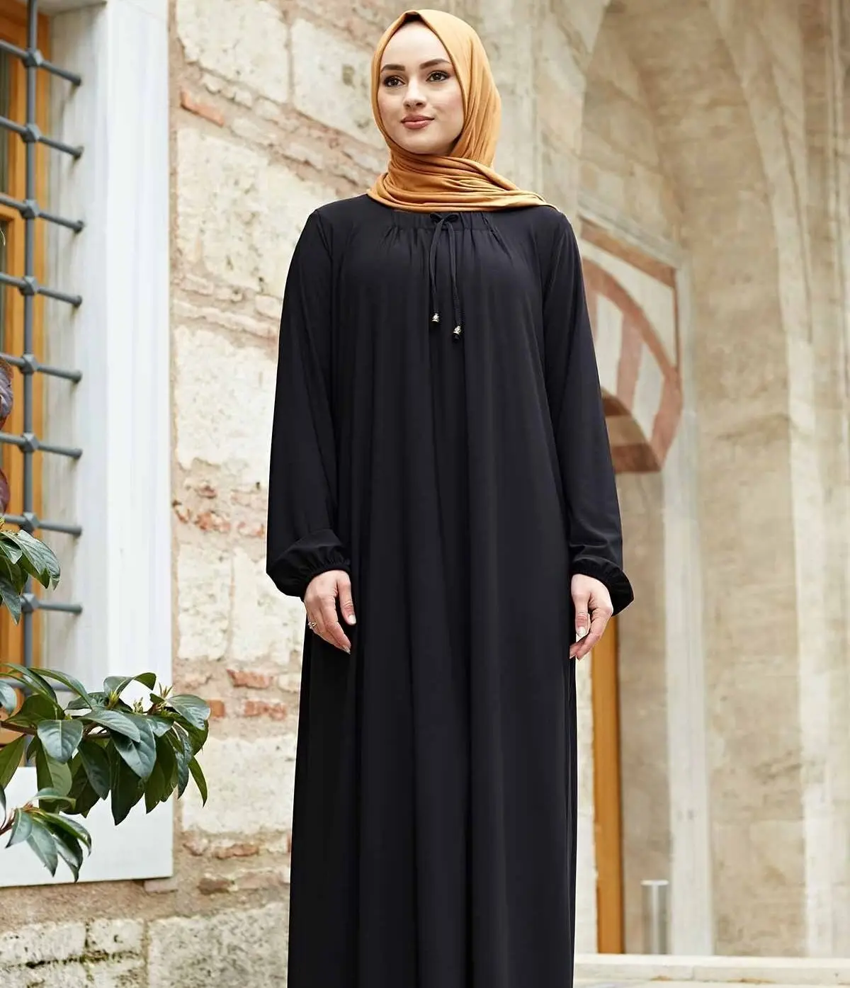 

TUGBA Ferace Dress Muslim women dresses for women Muslim long dress Muslim women turkey ladies summer spring 2021