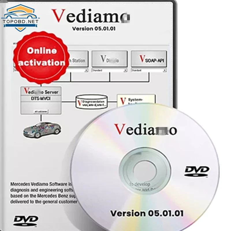 Hot sell For MB STAR C4 SD C5 Offline Programming By-pass TIPS Vediamo 5.01.01 Engineering Software SCN VEDOC CODING