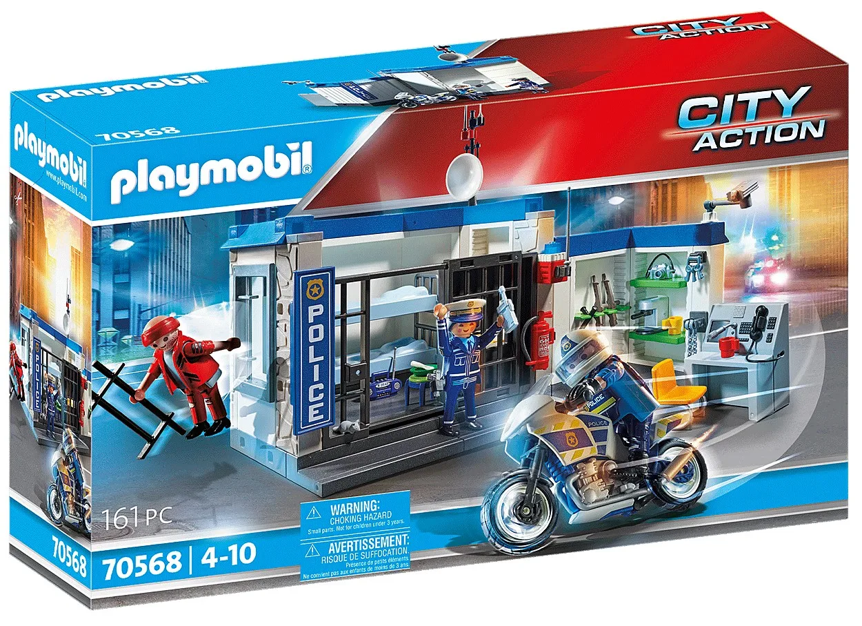 Playmobil Police Prison Escape, 70568, original, toys, kids, girls, gifts, collector, figures, dolls, shop, with box, new, man, woman, official license