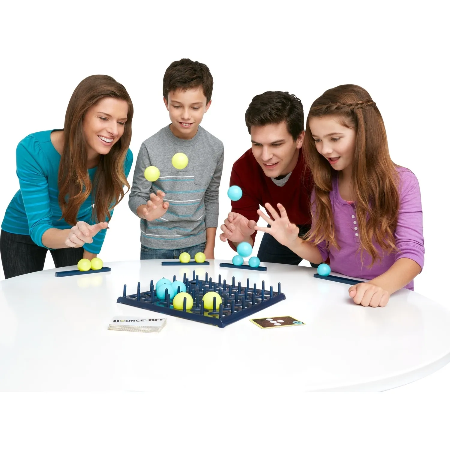 Bounce Off Board Game Family Friend Fun Competition The Trick Shot Game