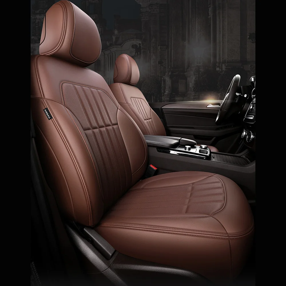 Für Tesla Model S 2015 2016 2017 2018 2019 2020 2021 2022 2023 Maßgefertigte PU-Leder Autositzbezüge Set Schutz Zubehör – Detail 4