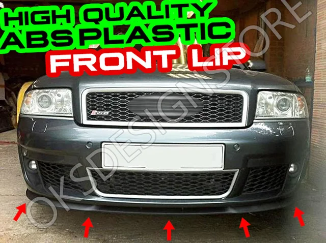 FOR AUDI A6 / S6 / RS6 C5 FOR CUPRA R FRONT SPOILER LIP Euro Spoiler Lip Universal