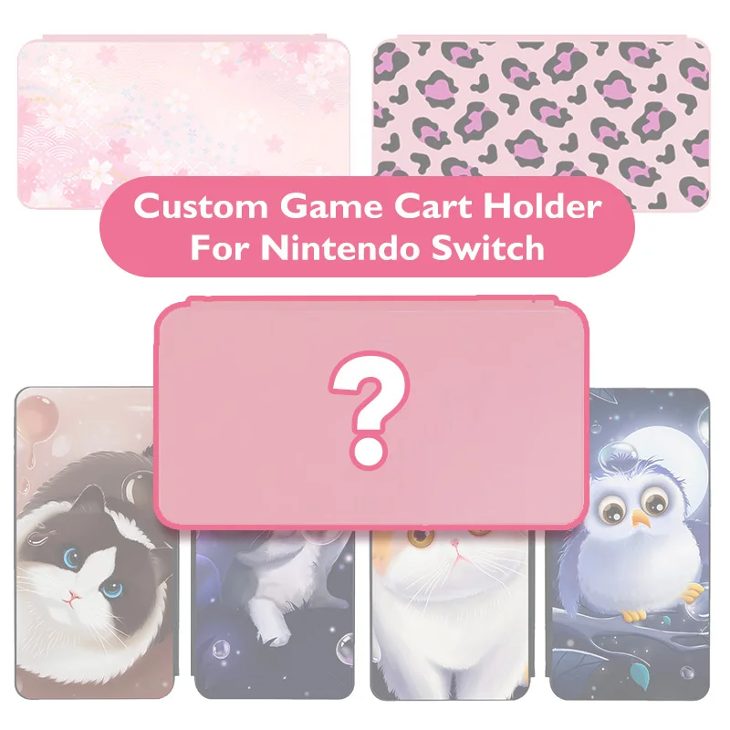 

Custom Game Cart Holder Cartridge Storage Case For Nintendo Switch Cute Kawaii Unique Design Create Your Own