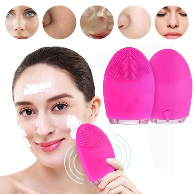 Silicone Rechargable Face Cleaning Brush 439217519