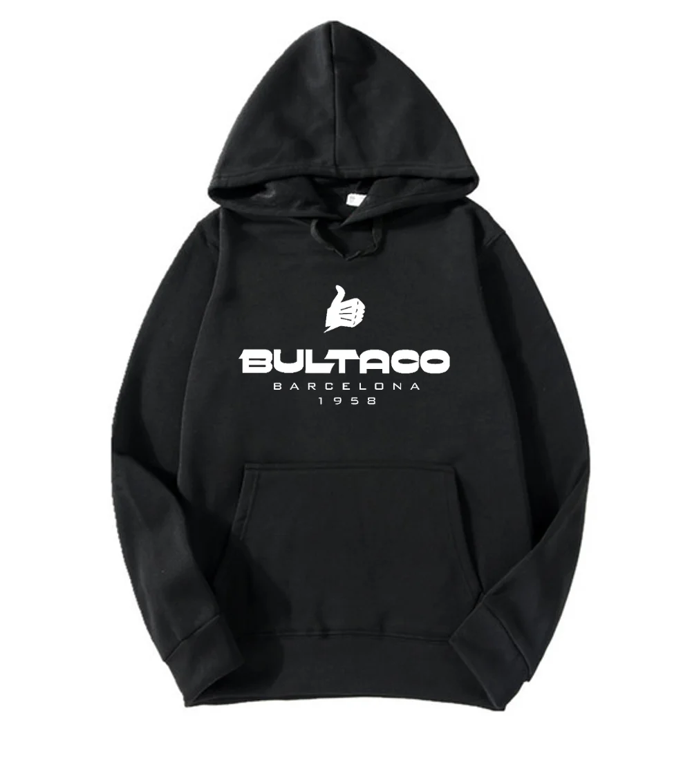 Sweatshirt Bultaco Made in Spain hooded e Impresion Premium 300 grs