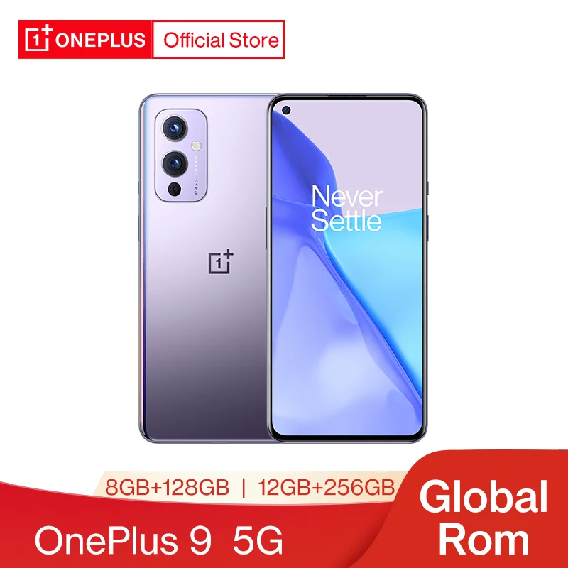 Wereldwijde Rom Oneplus 9 5G Snapdragon 888 8Gb 128Gb 6.5 ''120Hz Vloeistof Amoled Hasselblad Camera Oneplus Officiële Winkel