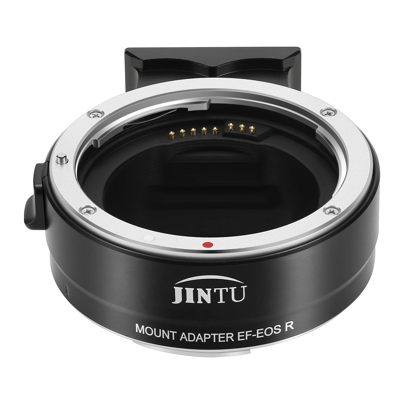 Jintu EF-EOS R Electronic Auto Focus Mount Adapter w/ IS Function Aperture Control for Canon EF/EF-S camera EOS R R6 RP R5