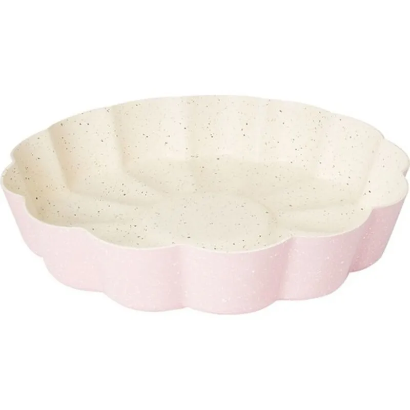 

Ews Daisy 30 Cm Large Granite Cake Tin Pink Gray Non-Stick Baking Pastry Tools Quality Cake Mold Non stick free shipping