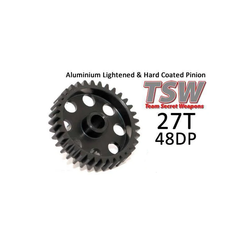 Pinion 27T, Pitch 48dp for Rc cars (HRC74827). Piñon 27 teeth pich 48. Pinion Gear Steel - Light. Rc car Pinion