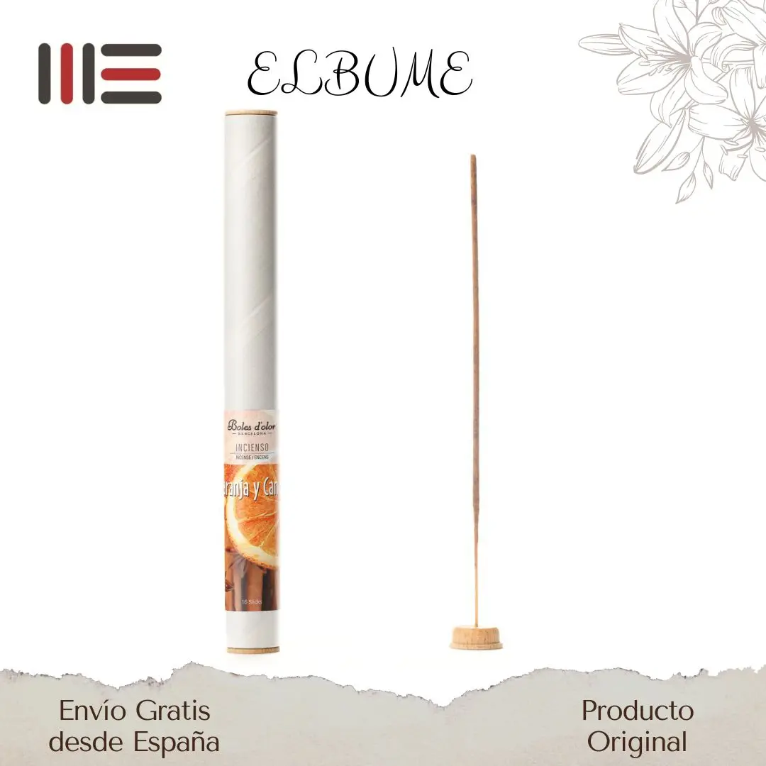 Boles de olor Inciensos Ambients 16 Sticks orange Y CANELA travels through the senses without leaving home with our traditional incense bars of top quality and crafted by hand. Combustion continues.