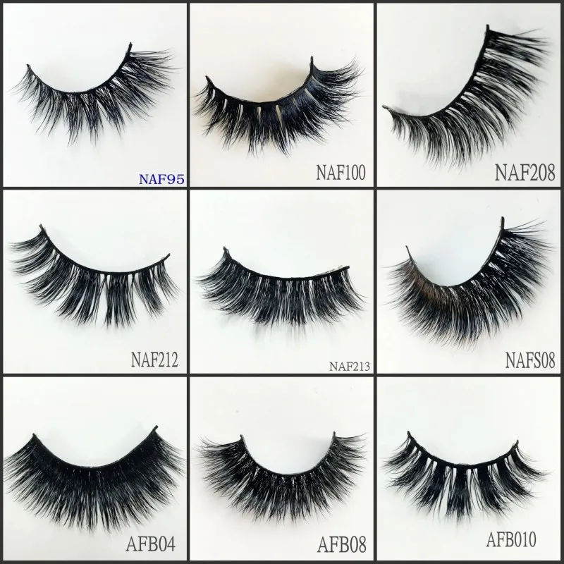 

IN USA Lashes Mink Fluffy 2000PAIR Eyelashes Long Lasting Wispy Natural Lashes Dramatic Volume lashes Extension Thick Long