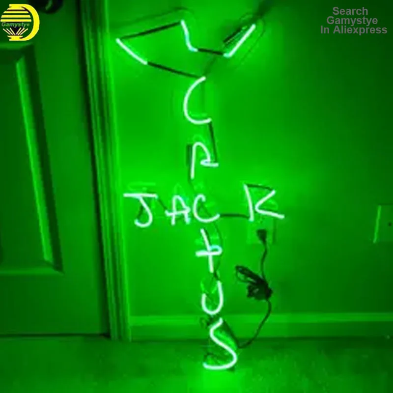 Cactus Neon Sign Jack Custom Decoration Display Acrylic Cool Light For Shop Party Gift Home Neon Beer Bar Sign Inside Room Decor