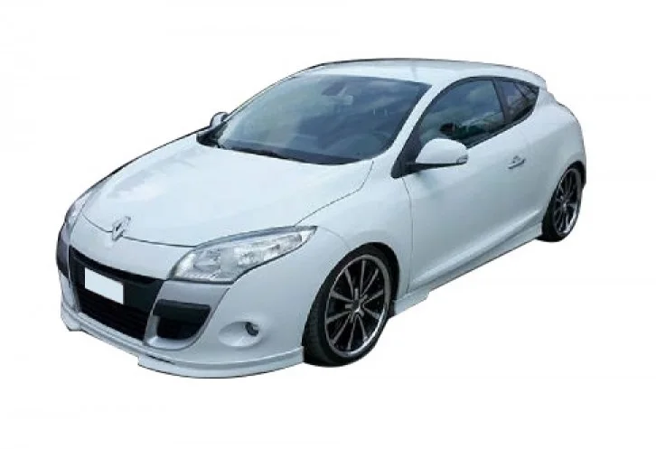 Renault Megane 3 Hb / Coupe için 2009-2013 Sağ Sol Takım Sport Style Yan Etek Abs Plastik