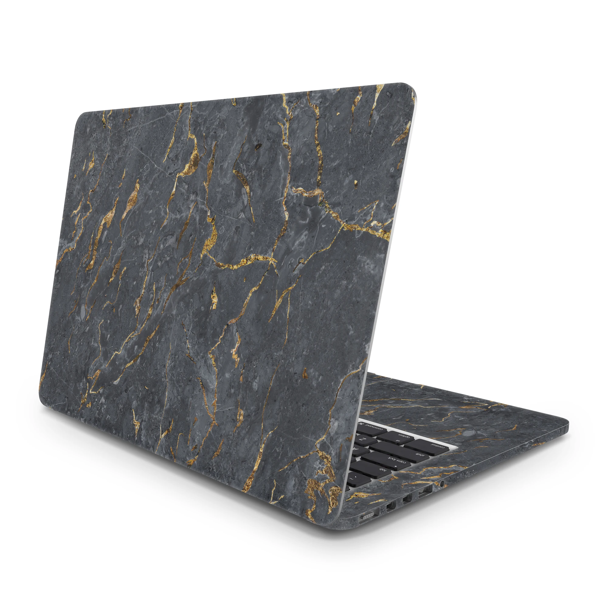 Sticker Master Black Marbled Surface Universal Sticker Laptop Vinyl Sticker Skin Cover For 10 12 13 14 15.4 15.6 16 17 19 