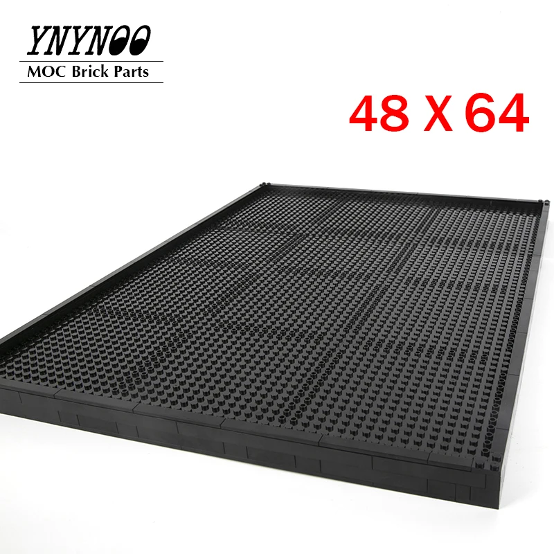 235Pcs/lot Bricks Special 16x16x1 1/3 with Pinholes 65803 Building Blocks MOC 48x64 Baseplate for Pixel Painting Art Baseboard