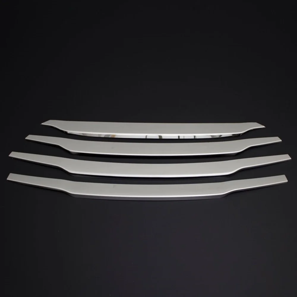 For Ford Courier Chrome Front Grille 4 Pcs. 2014-2017 Between. Stainless Steel. A + Quality Modified Design