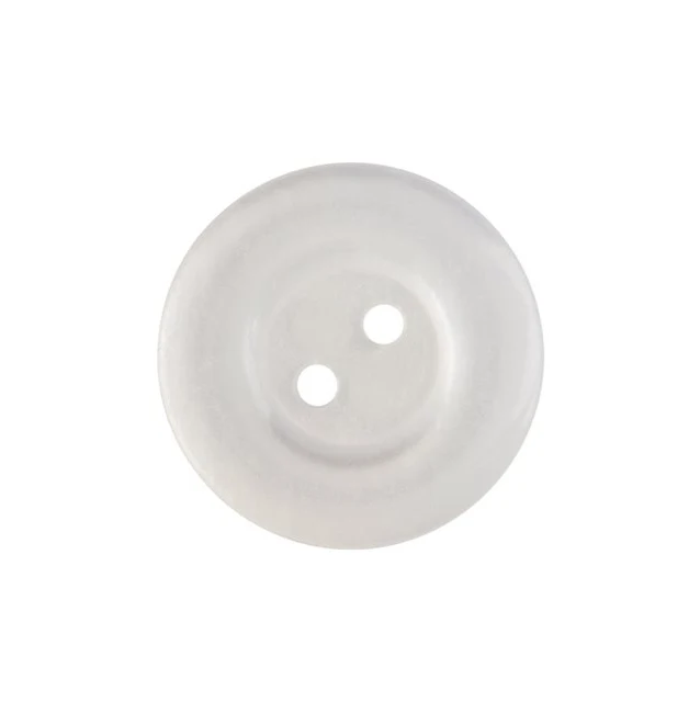 Ankanaturel  Polygal Dimple Button  2 Holes Black White Nacreous White Buttons for Blouses Dresses Shirts