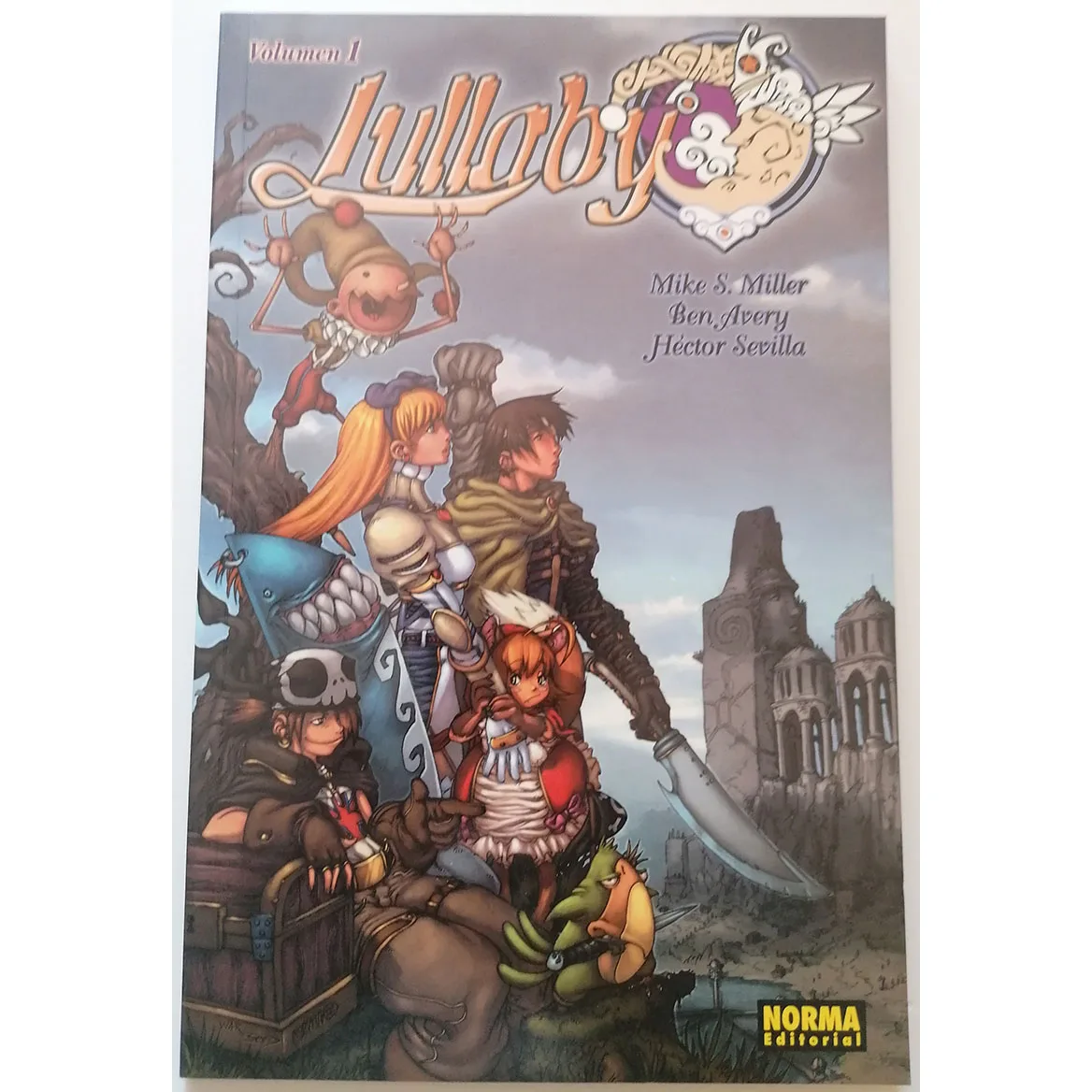 LULLABY No. 1, ED. NORMA, year 2006, author HECTOR SEVILLA, COMIC BOOK, 1ª Spanish edition, novel GRAFICA