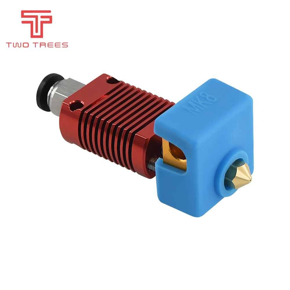 CR10 Hotend/CR10S J-head MK8 Extruder 3D Printer Parts For Ender 3/S CR10 Heatsink Aluminum Block MK8 Nozzle+CR10 Silicone Sock