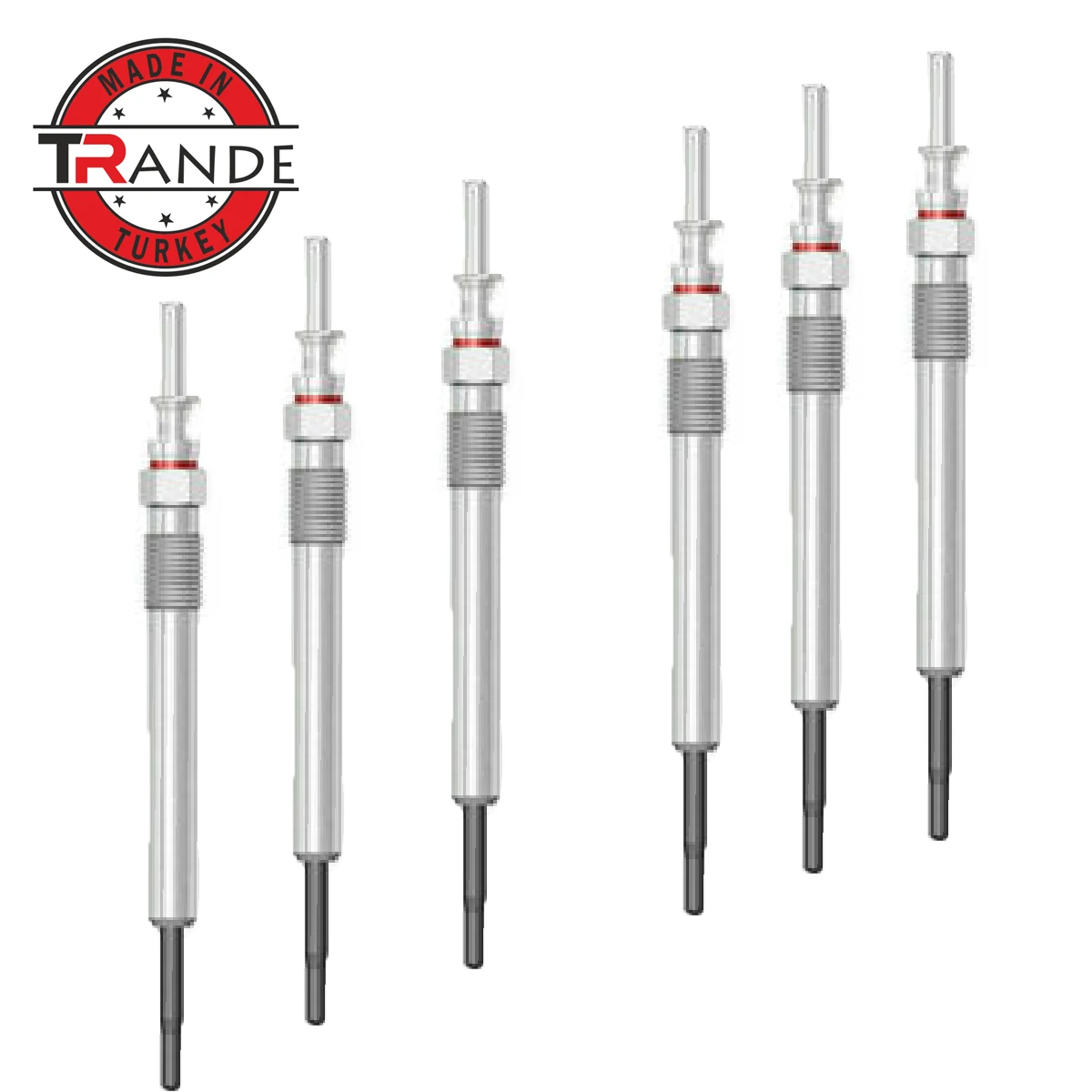 Trande Diesel Engine Heater Glow Plug 6 Pcs 5.4V For 0106671105 Made In Turkey Trande Store Guarantee