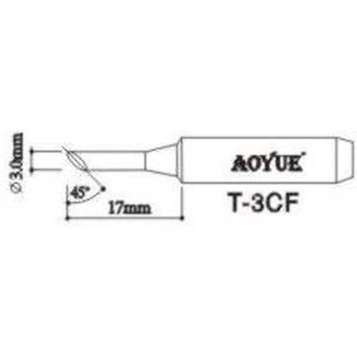 AOYUE T3CF replacement soldering iron tip