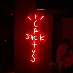 Decoração artesanal de parede jack neon, luz de cacto decoração para casa led enfeites de parede feitos à mão presente de aniversário