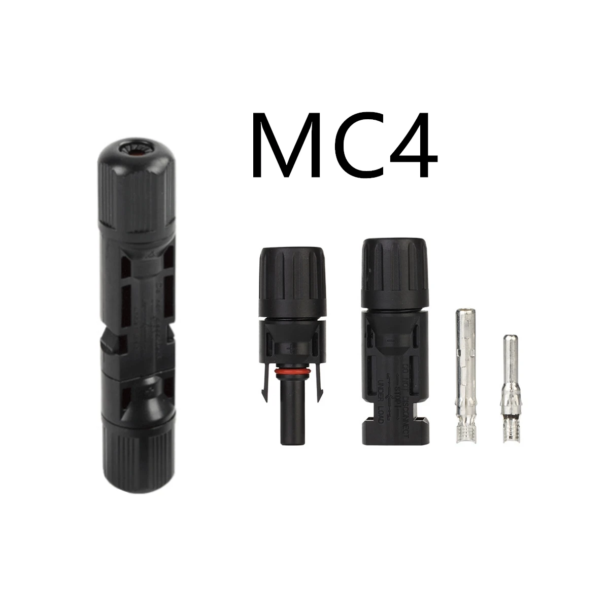 1Pair Solar Connector Solar Plug Cable Connectors (Male & Female) For Solar Panels And Photovoltaic Systems