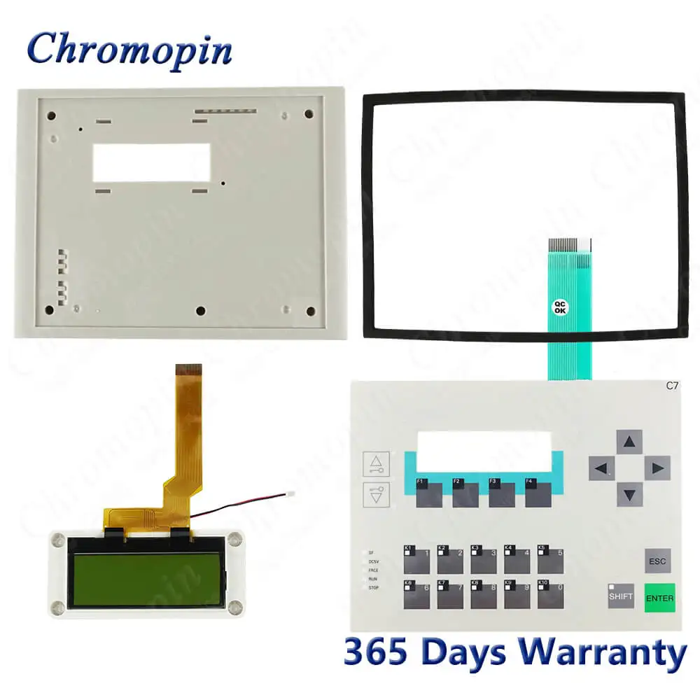 Plastic Front Cases Covers for 6ES7 613-1CA01-0AE3 6ES7613-1CA01-0AE3 C7-613 Plastic Front Case  + Membrane Keypad + LCD Display