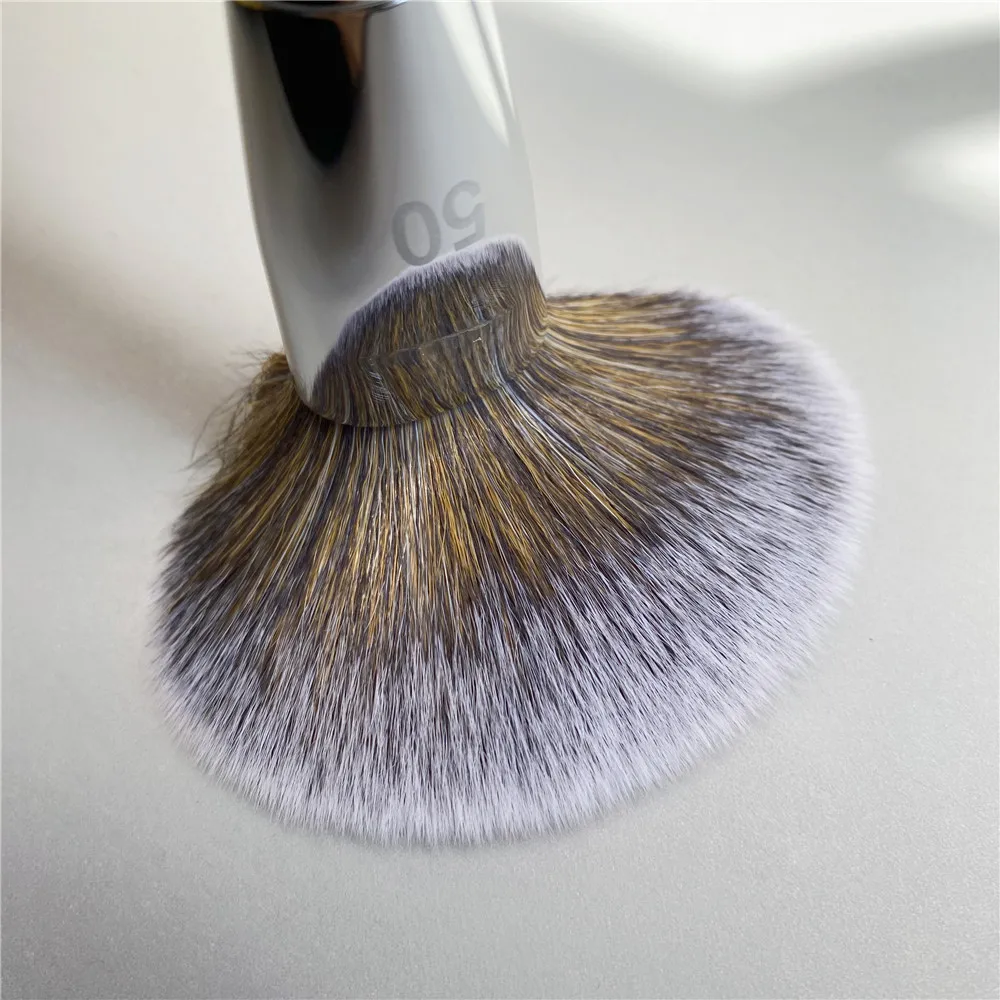 PRO Light Powder Makeup Brush #50 - Tapered Shaped Light Air Powder Finish Beauty Cosmetics Blender Brush Tool