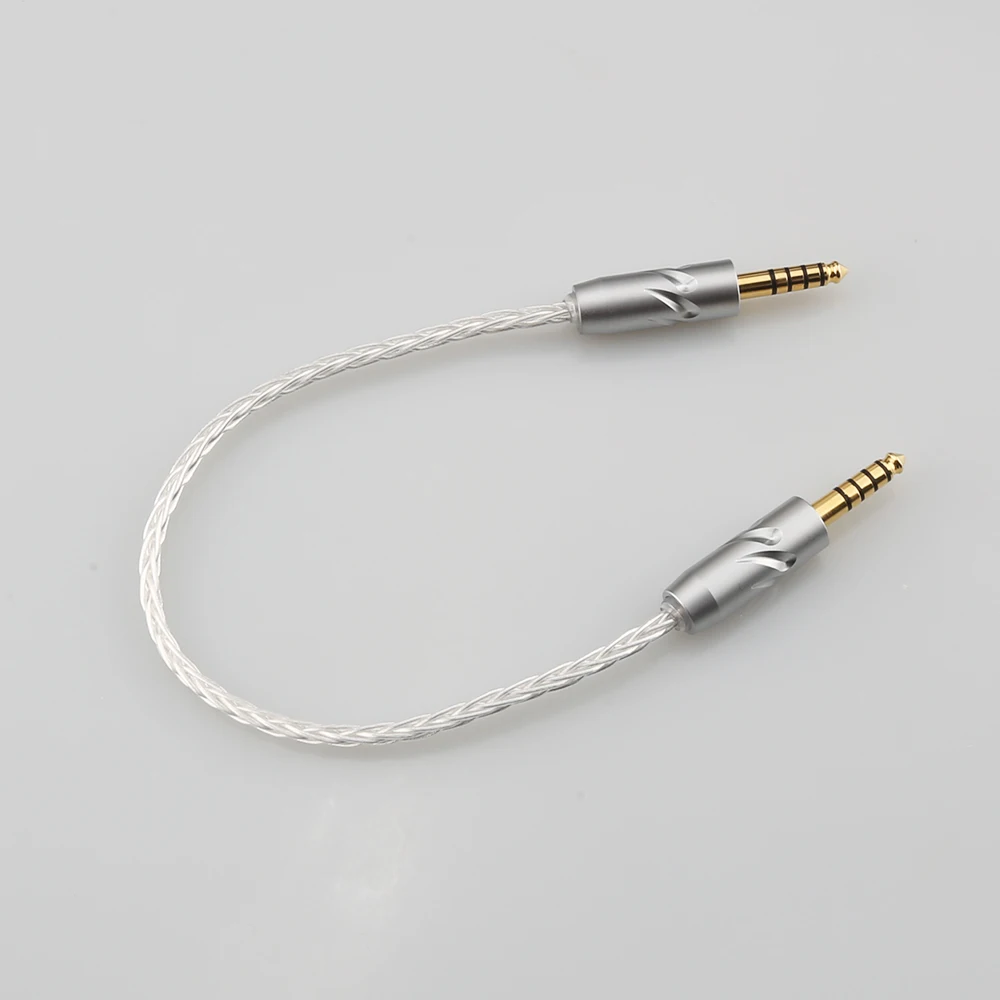 Новый аудиокабель Audiocrast 819AG для самостоятельной сборки, Hi-Fi одинарный, 4,4 мм, сбалансированный аудиокабель с наружной резьбой на 4,4 мм, перехо...