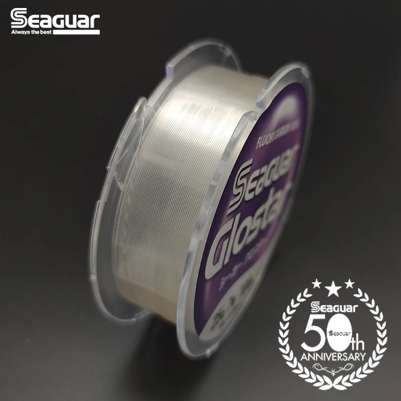 Seaguar Glostar Japan Fluorocabon 100% Fluorocarbon Fishing Line FC Shock Leader Line Fluorocarbon Leader Lure Line Leashes Fish