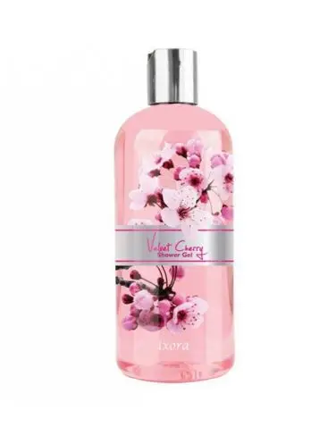 İxora Velvet Cherry Shower Gel 210 ML and 400 ML Option, Unique Fragrance, Body Gel