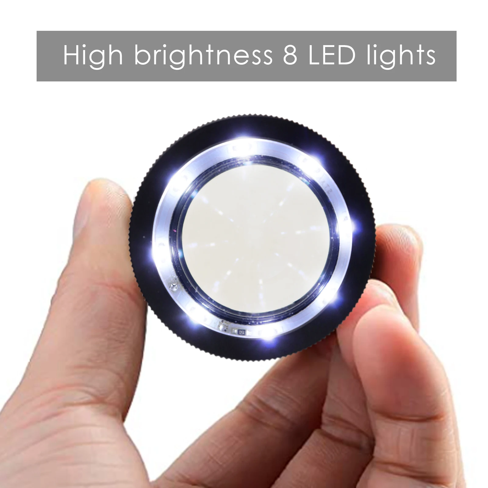 Imagem -06 - Amplificador de Campo de Visão Ampliação de 10x 25 mm com Luzes Led